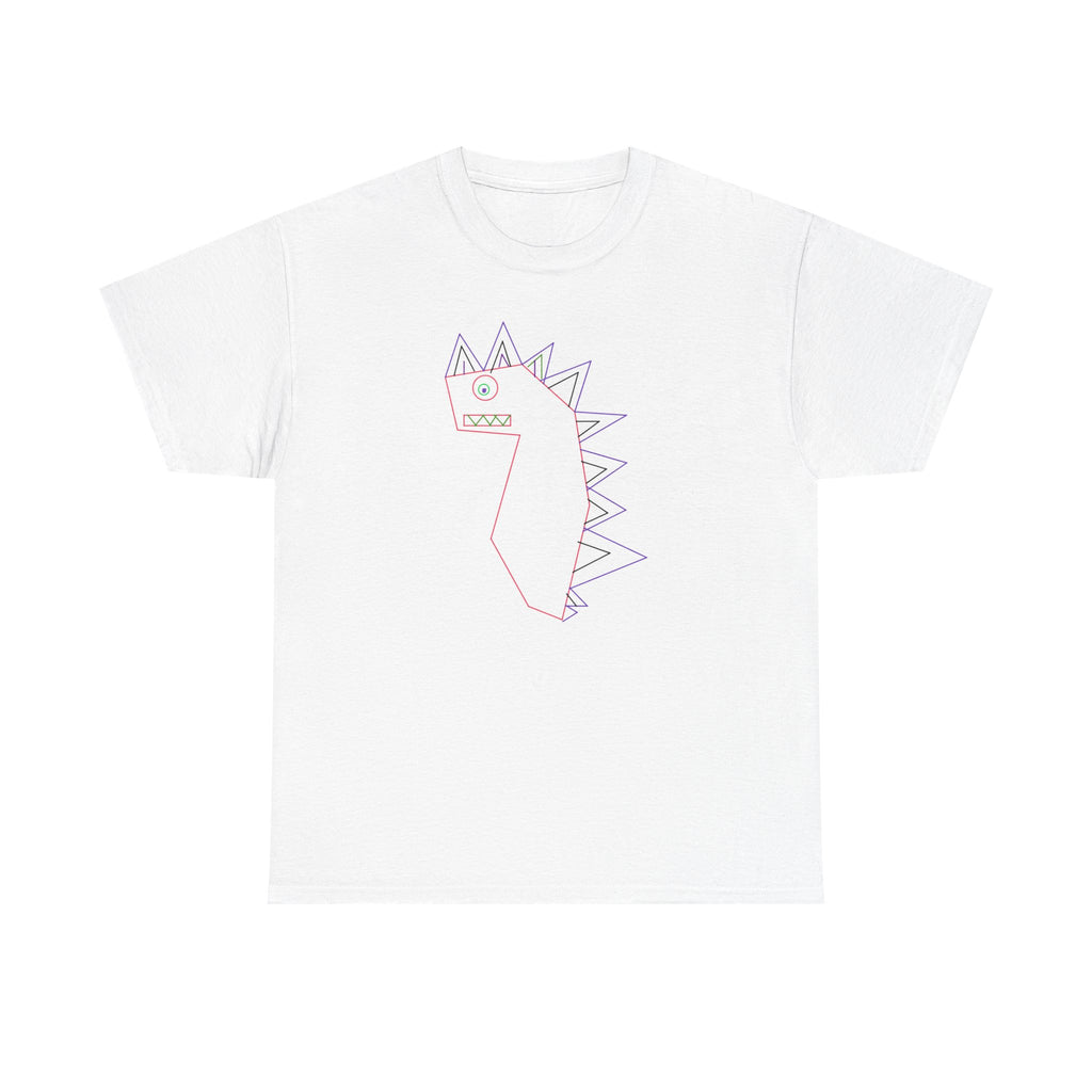 Doodle Dino T‑Shirt - Cute Hand-Drawn 'Love' Dinosaur Tee