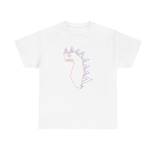 Doodle Dino T‑Shirt - Cute Hand-Drawn 'Love' Dinosaur Tee