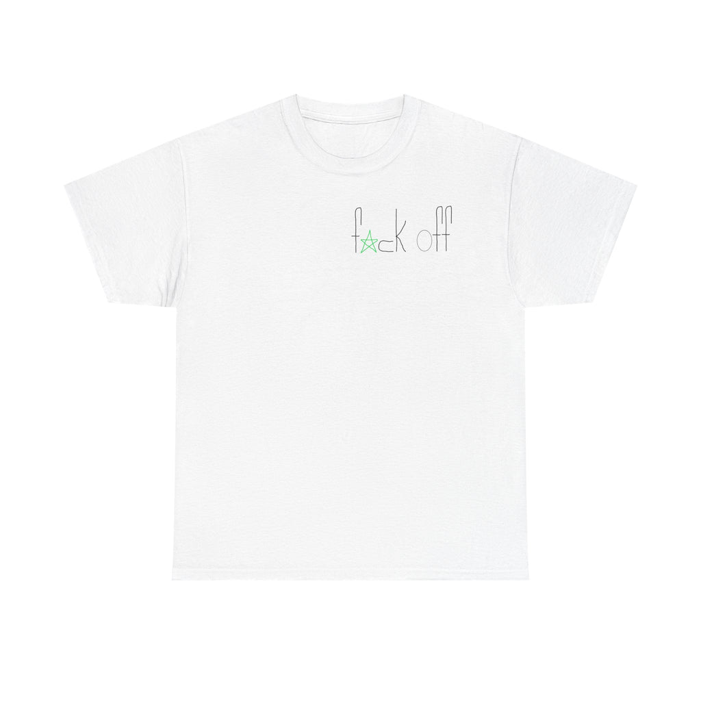 T-Shirt — Minimal "fck it" Star Script Tee