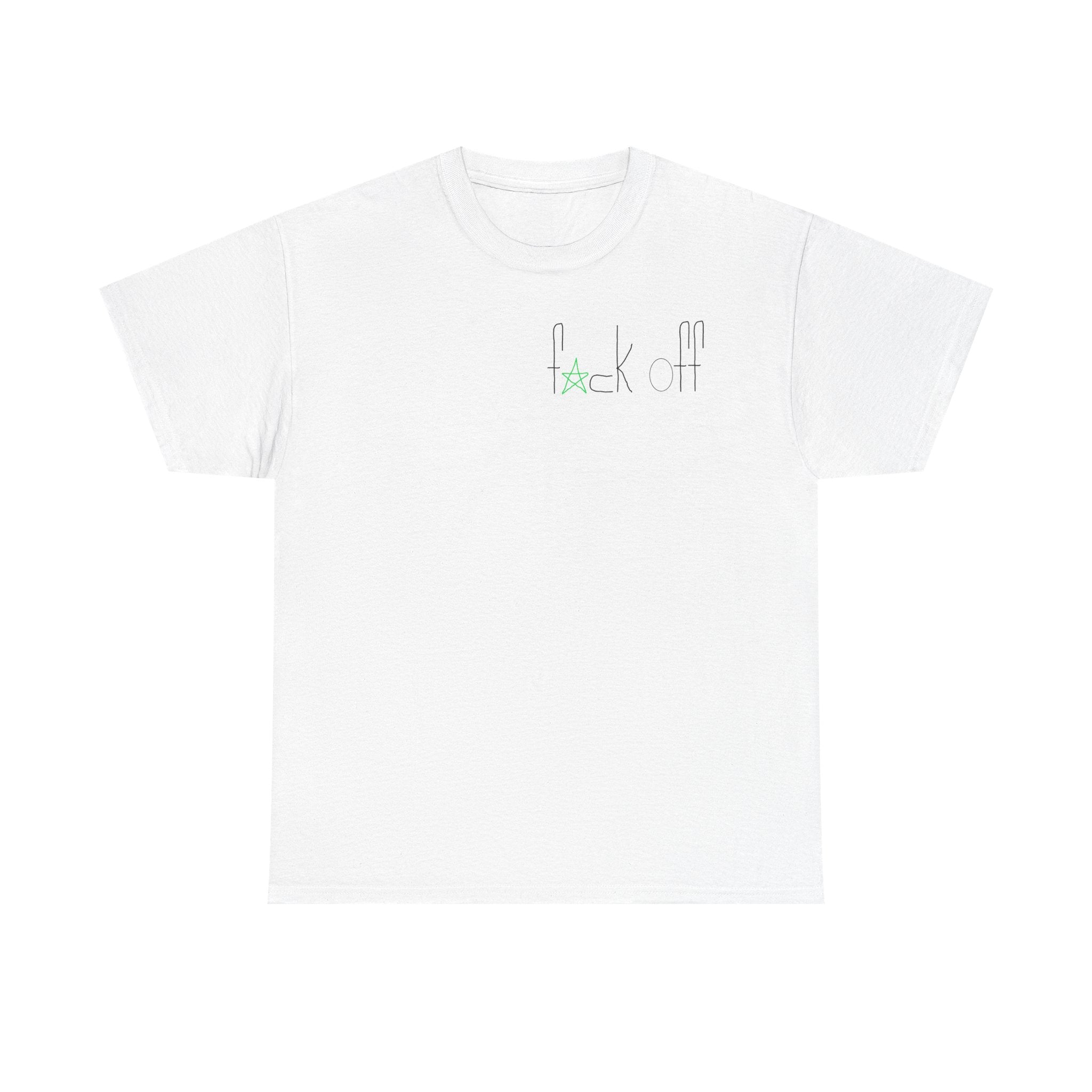T-Shirt — Minimal "fck it" Star Script Tee