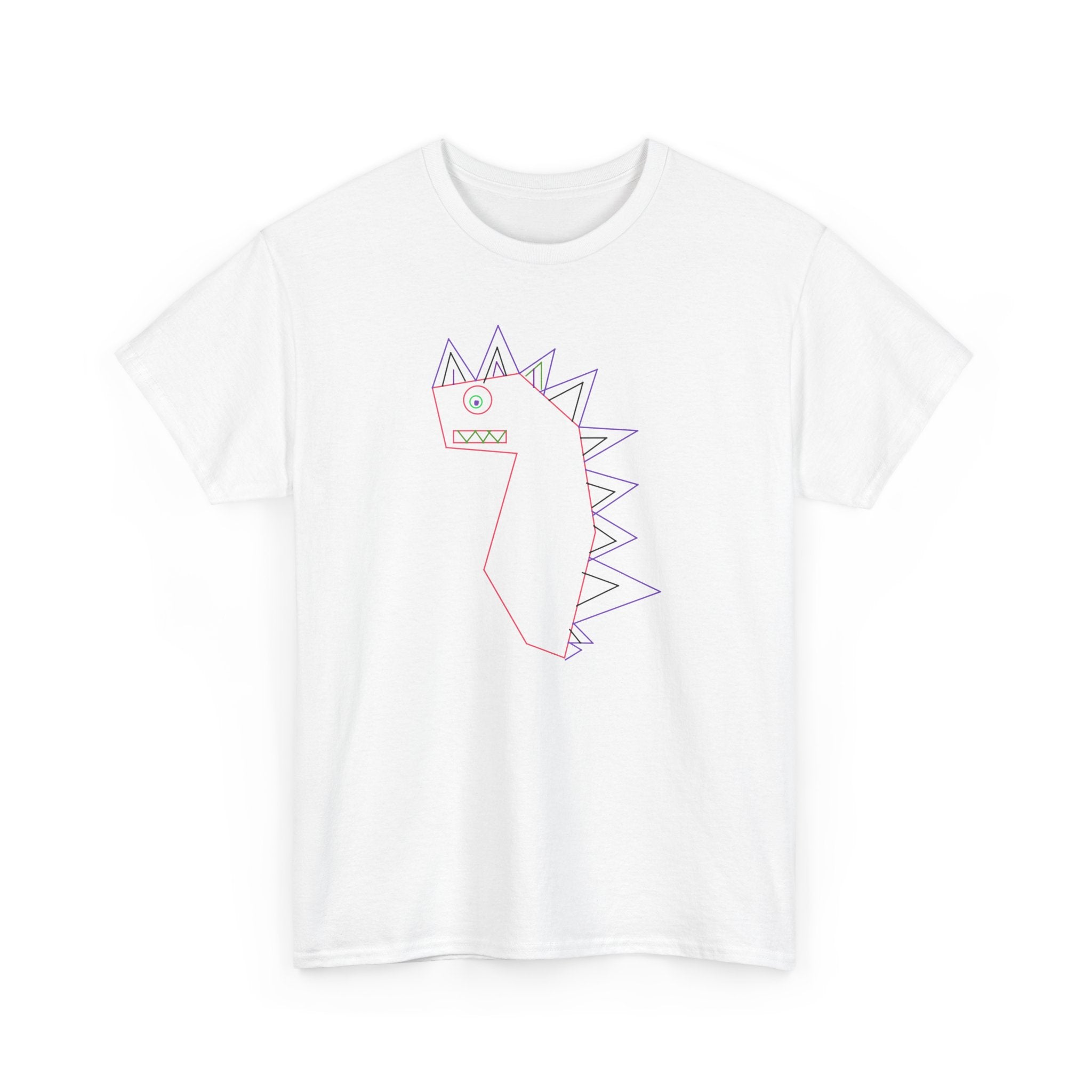 Doodle Dino T‑Shirt - Cute Hand-Drawn 'Love' Dinosaur Tee